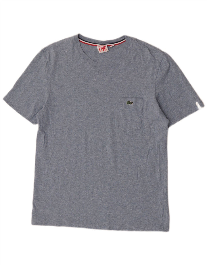 Lacoste Camiseta para hombre talla 3 pequeña azul