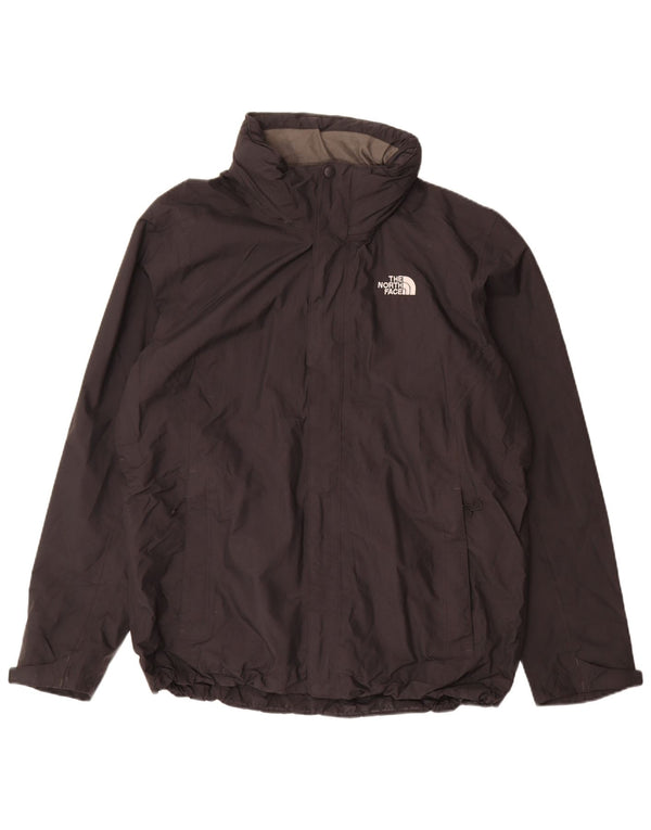 The North Face Chaqueta impermeable con capucha Dryvent para hombre UK 40 Large Nylon negro