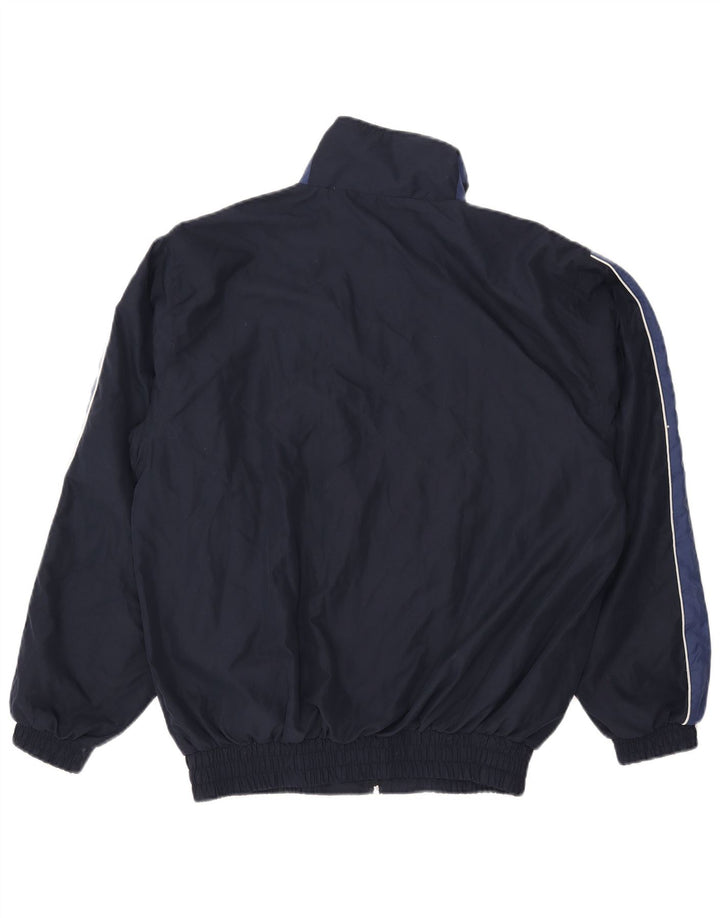 Kappa Mens Chándal Top Chaqueta Grande Azul Marino Poliéster