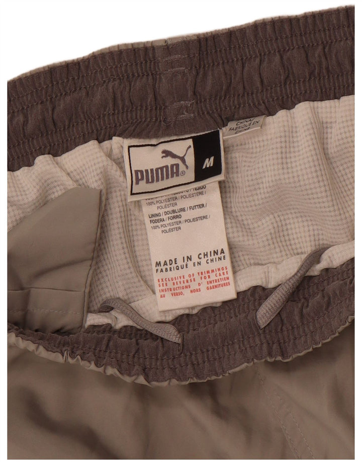 Pantalones Cortos Deportivos Puma Hombre Gris Medio Poliéster