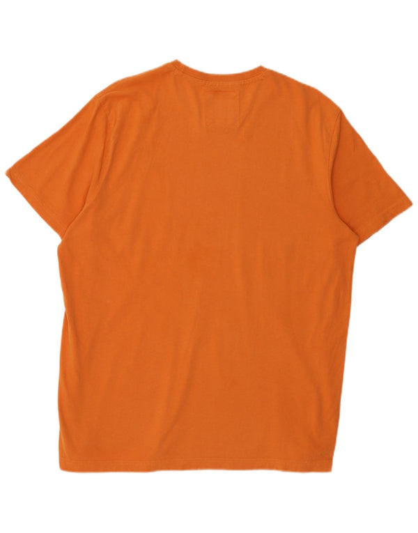 J. Crew Camiseta Hombre Top XL Naranja Algodón