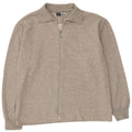 Asics Hombre Chándal Top Chaqueta XS Gris Algodón