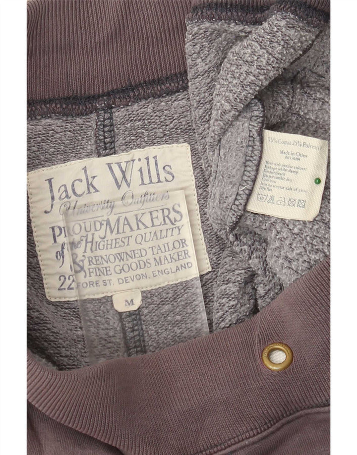 Jack Wills Shorts deportivos con estampado de hombre en algodón color block gris medio