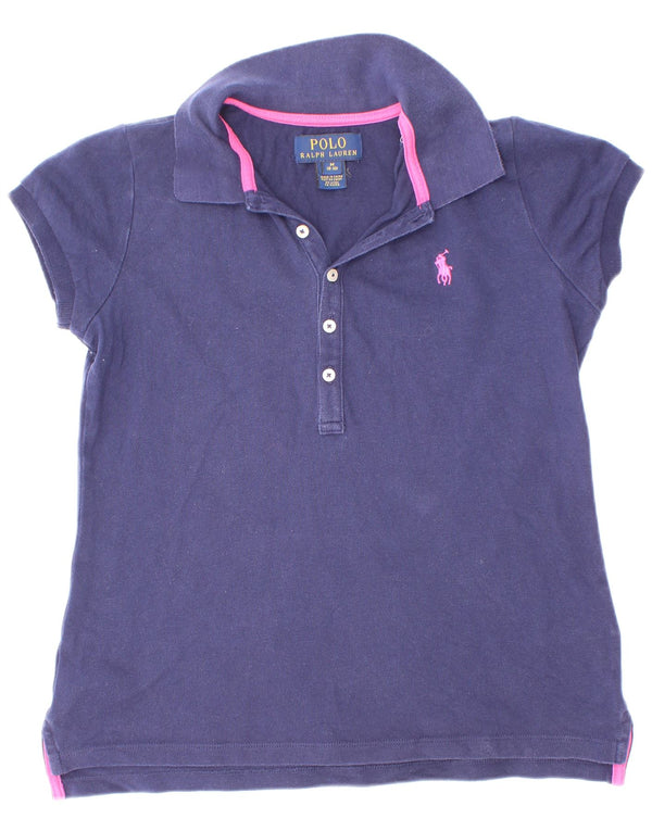 Polo Ralph Lauren Camisa Niña 8-9 Años Mediano Azul Marino Algodón
