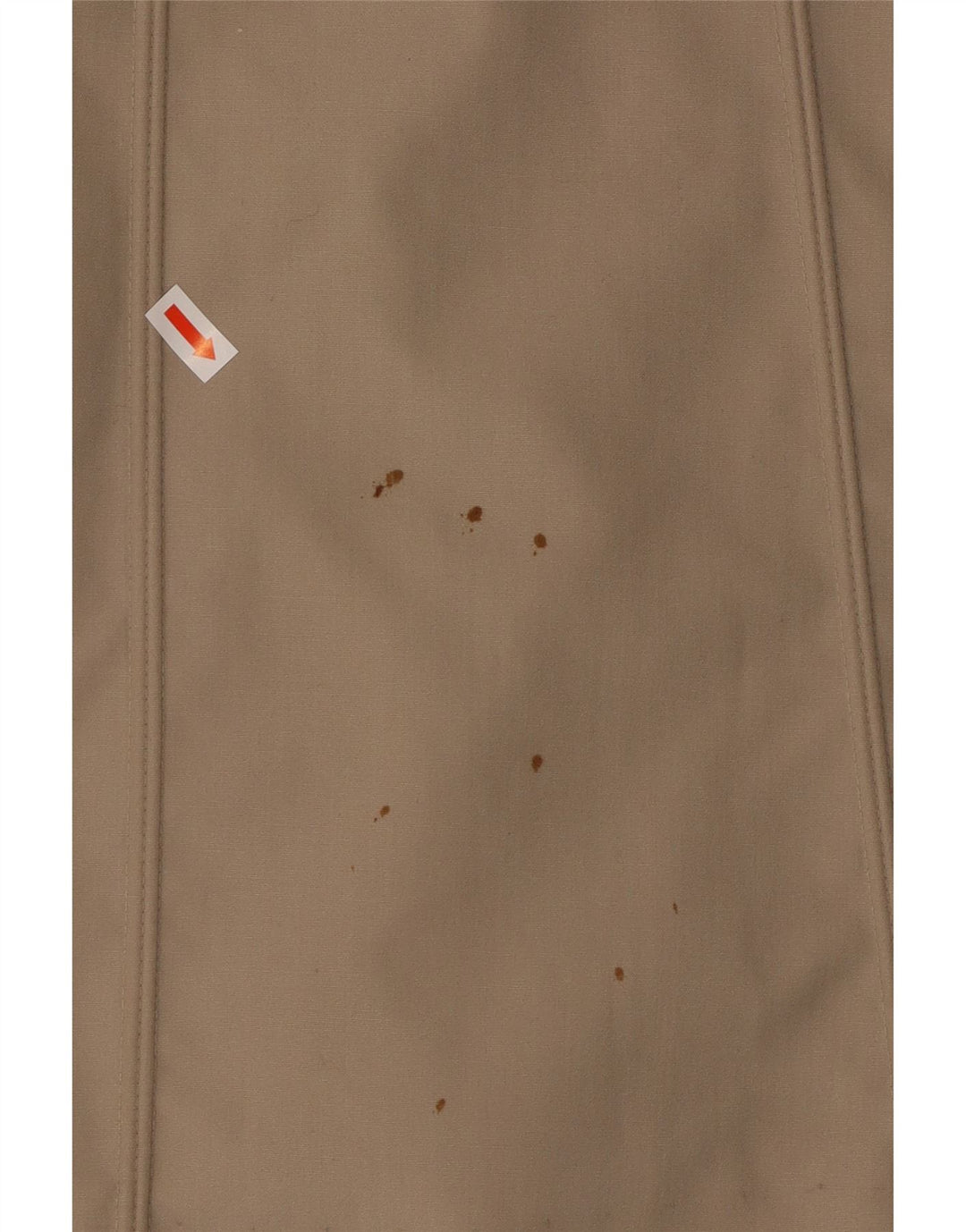 VINTAGE Abrigo de piel sintética de gran tamaño para mujer EU 40 Poliéster beige medio