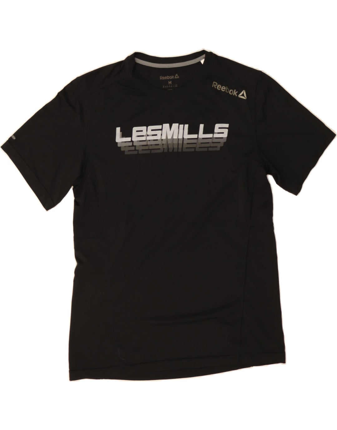 REEBOK Mens Graphic T-Shirt Top Medium Black Vintage Reebok and Second-Hand Reebok from Messina Hembry 