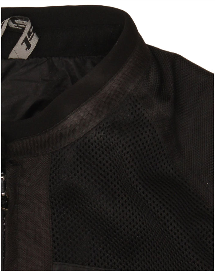 Befast Chaqueta Motorstyle Graphic Racer para Mujer UK 40 Mediano Poliéster Negro