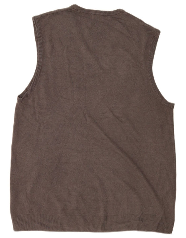 Marks & Spencer - Camiseta sin mangas para hombre, color azul, XL, acrílico gris