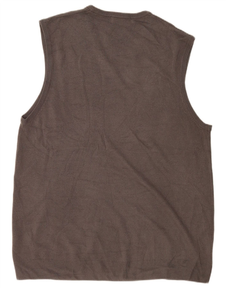 Marks & Spencer - Camiseta sin mangas para hombre, color azul, XL, acrílico gris