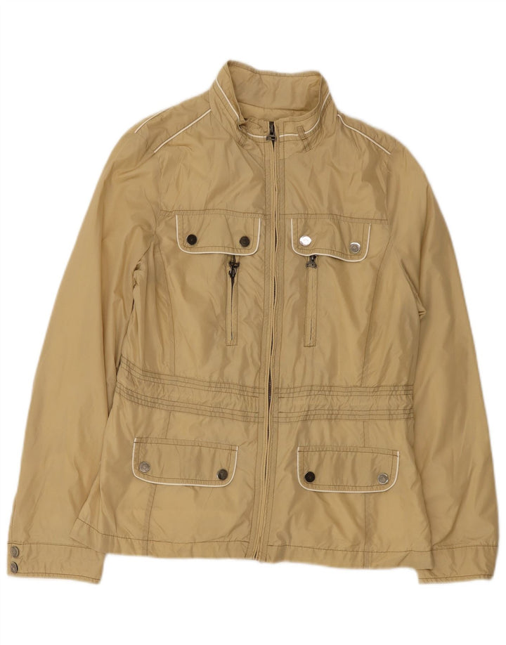 Zara Mujer Chaqueta Utilitaria Reino Unido 44 Grande Beige