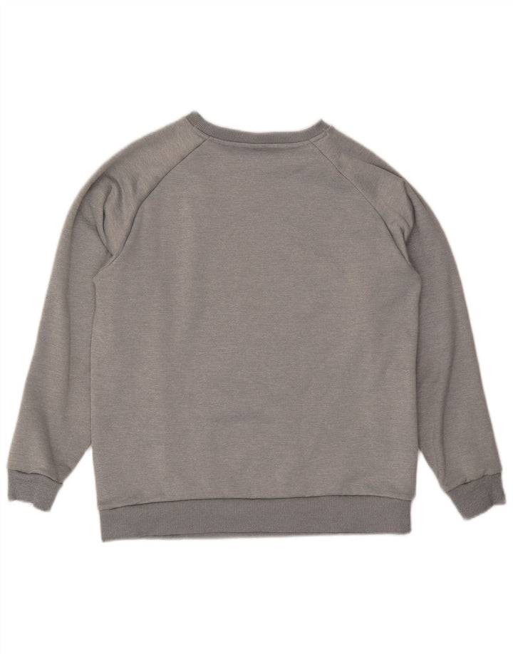 TOMMY HILFIGER Sudadera gráfica para hombre Jumper Small Grey Colorblock