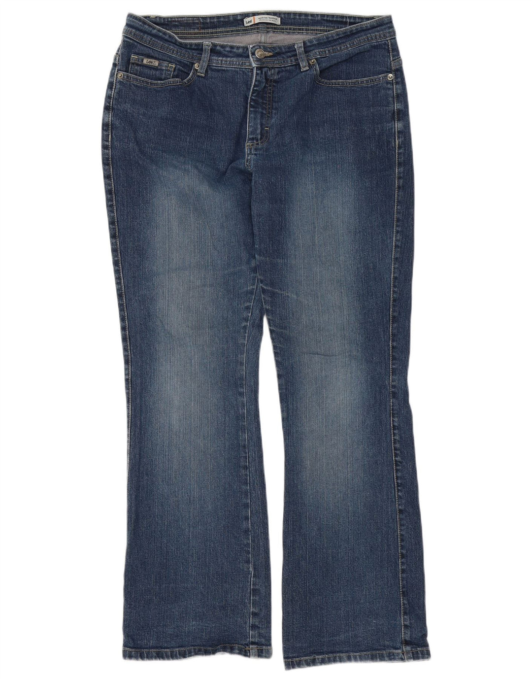 Lee Jeans de talle medio para mujer, talla 12, grande, W32, L31, algodón azul