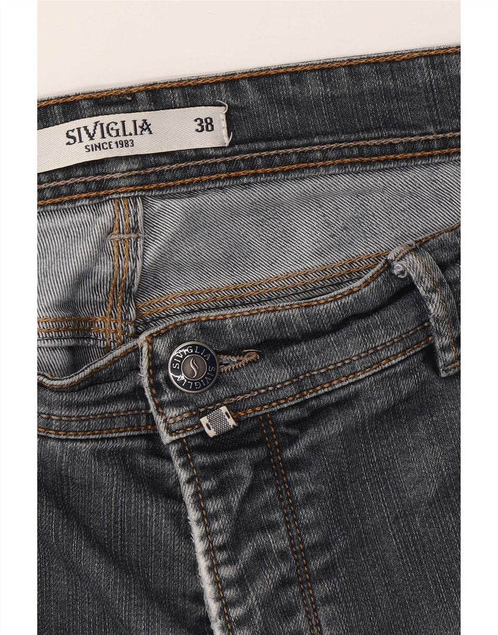 SIVIGLIA Vaqueros ajustados para hombre W38 L36 Azul