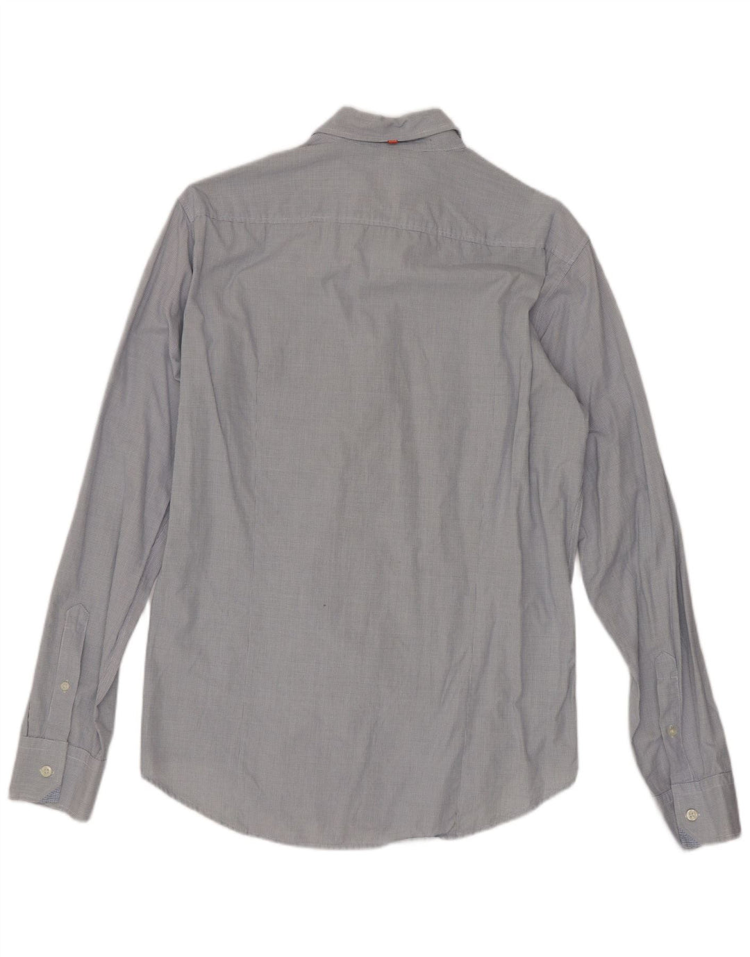 Camisa Hugo Boss Hombre Vichy Azul Medio