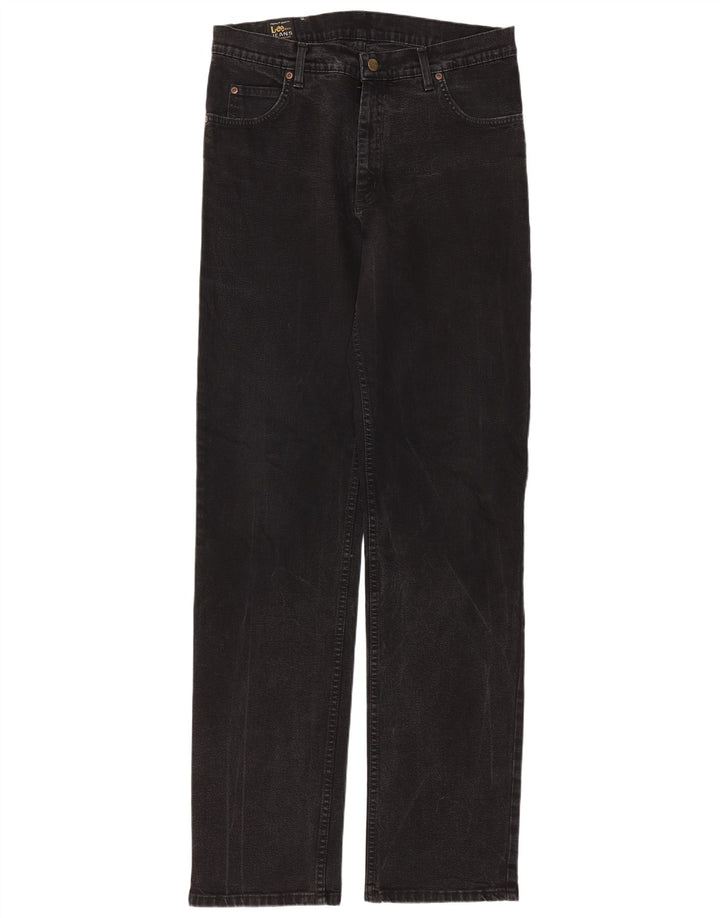 Vaqueros Lee Brooklyn Rectos Mujer W34 L36 Algodón Negro