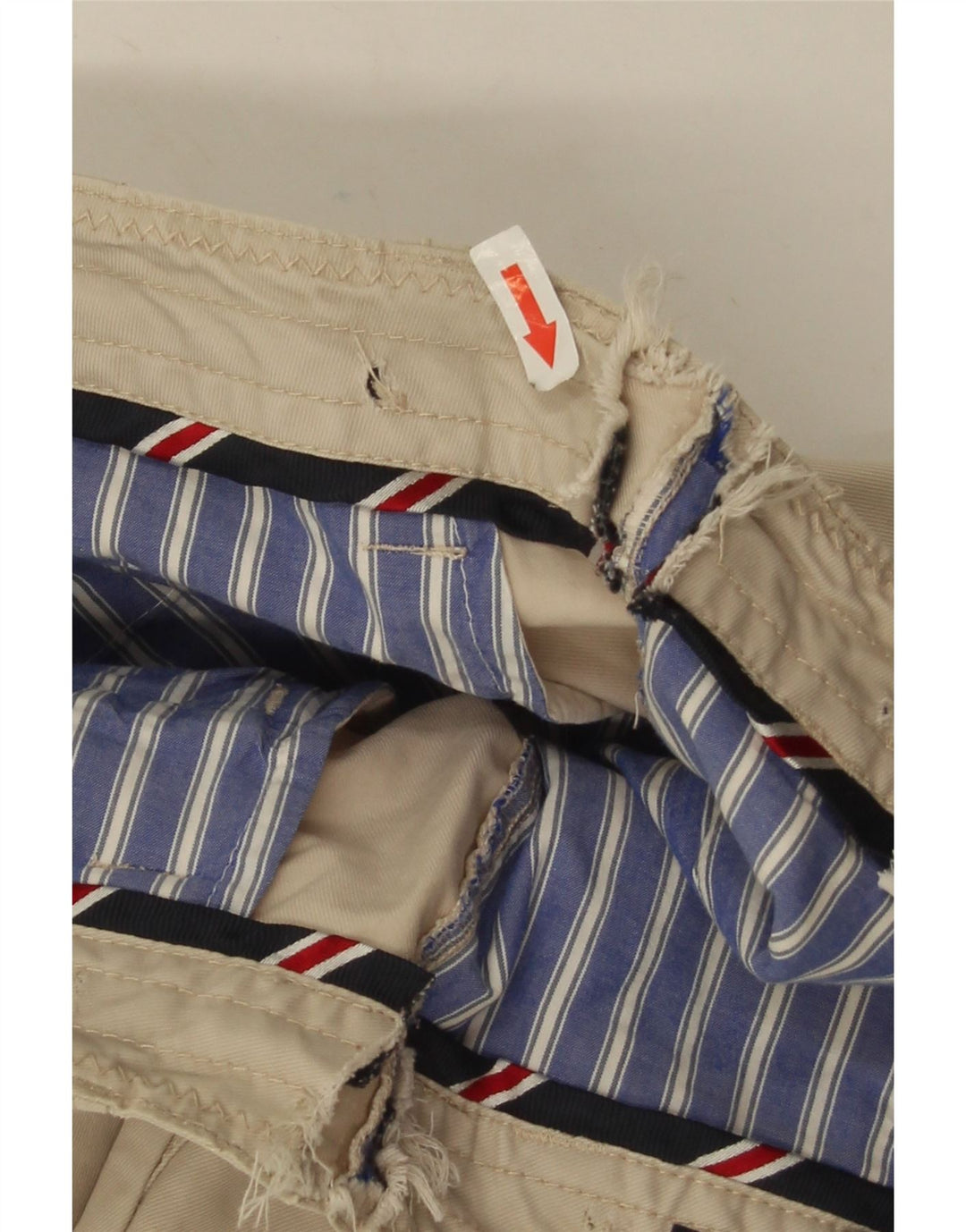 Tommy Hilfiger Pantalones cortos chinos de corte regular para hombre W32 Beige medio