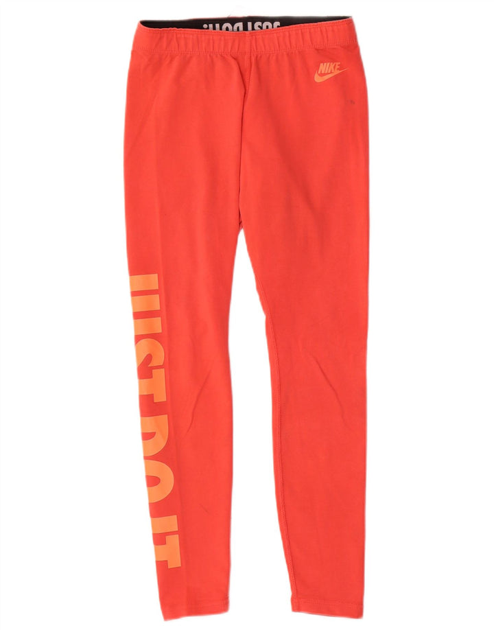 Nike Leggings gráficos para mujer UK 44 Mediano Rojo Algodón