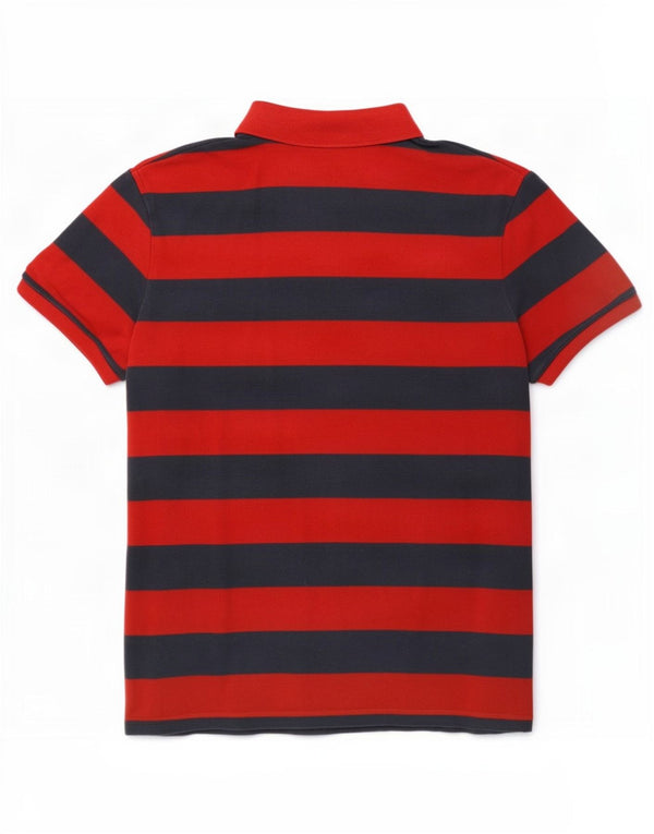Timberland Polo para hombre 2XL Algodón a rayas rojas
