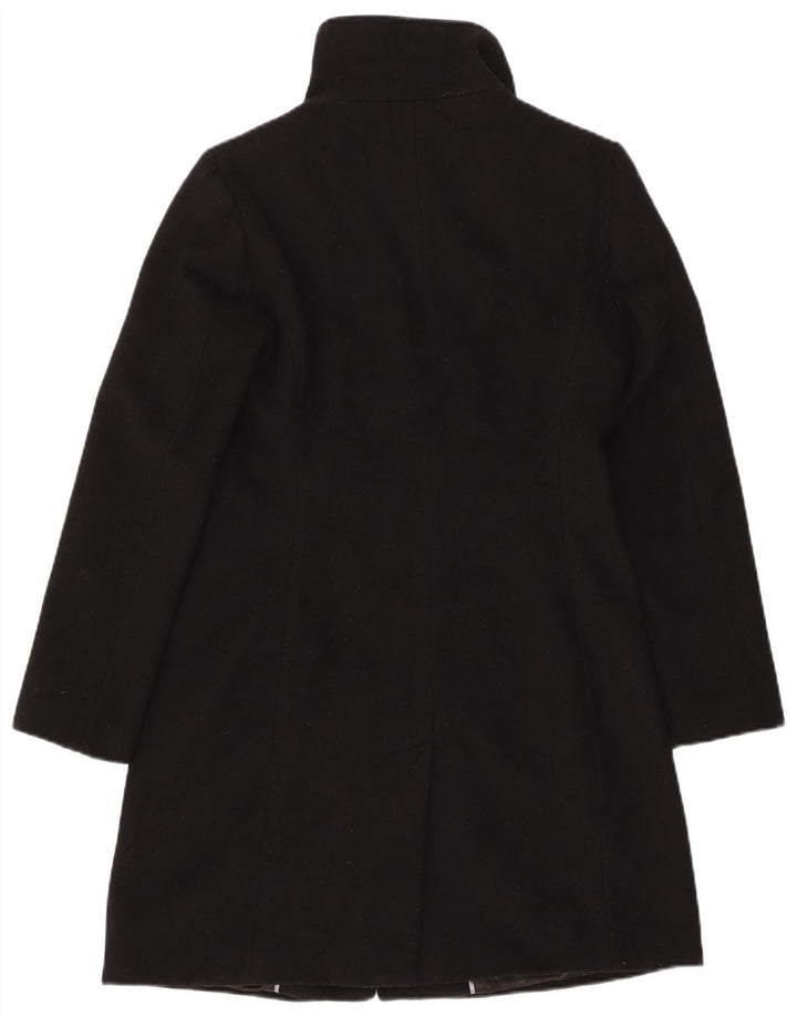 Calvin Klein Abrigo para mujer US 4 Pequeño Lana Negra