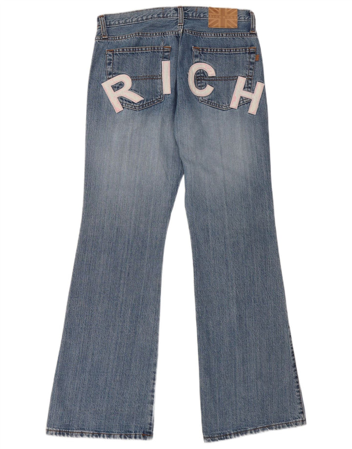 Vaqueros Richmond para mujer con corte de bota gráfico IT 44 Mediano W30 L32 Algodón azul