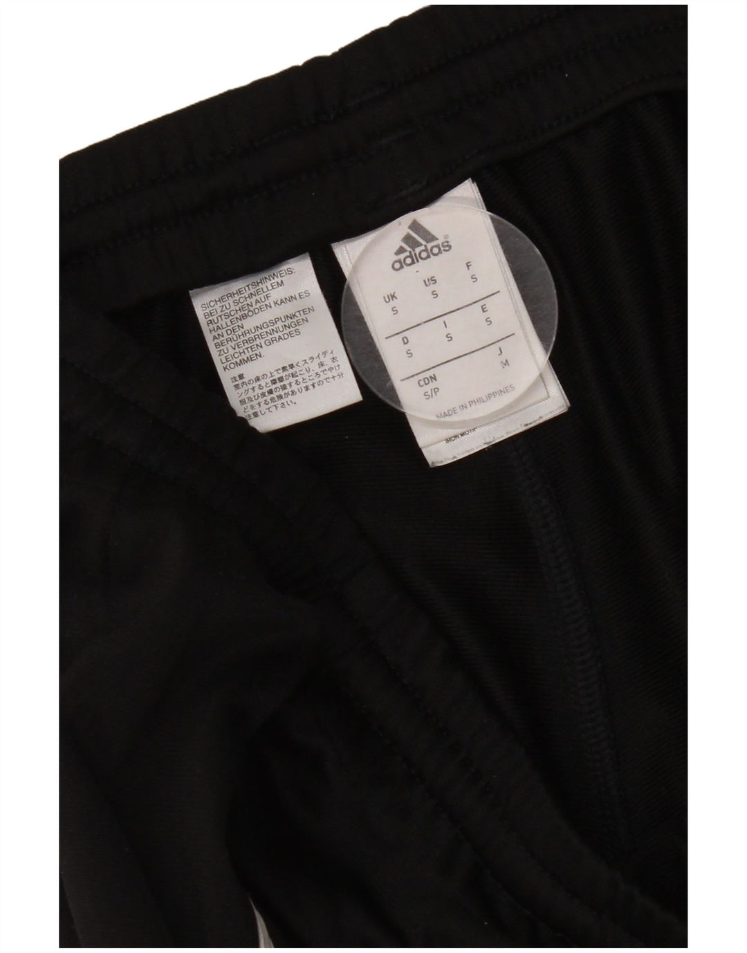 Adidas Hombre Pantalones De Chándal Joggers Small Negro Poliéster