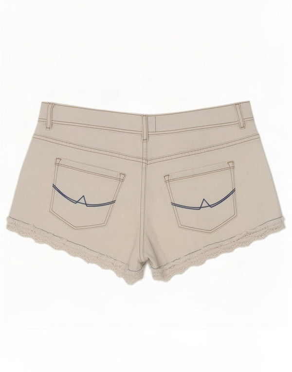 Shorts Vaqueros Superdry Mujer Medium W28 Algodón Blanco