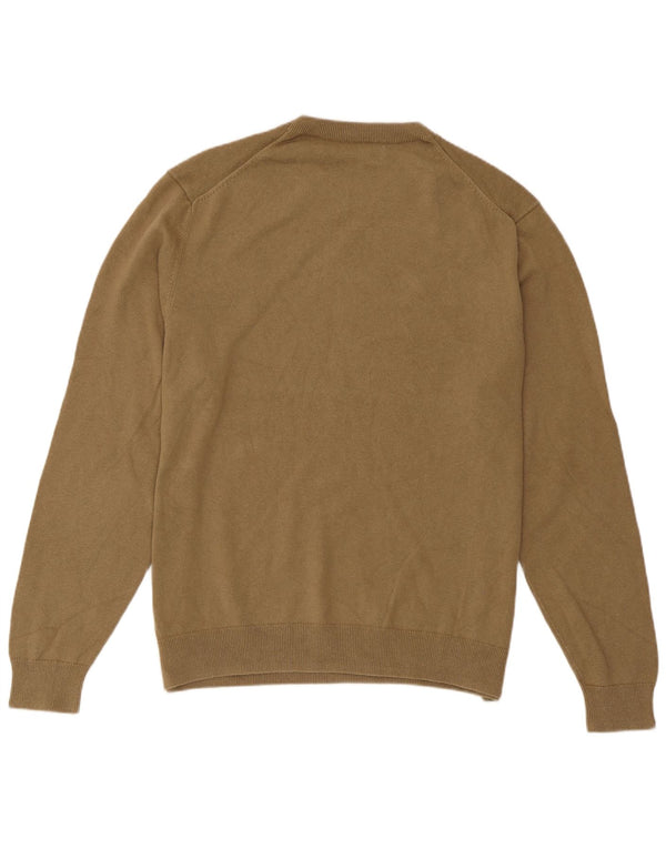 Zara Hombre Jersey Cuello Redondo Jersey XL Lino Beige
