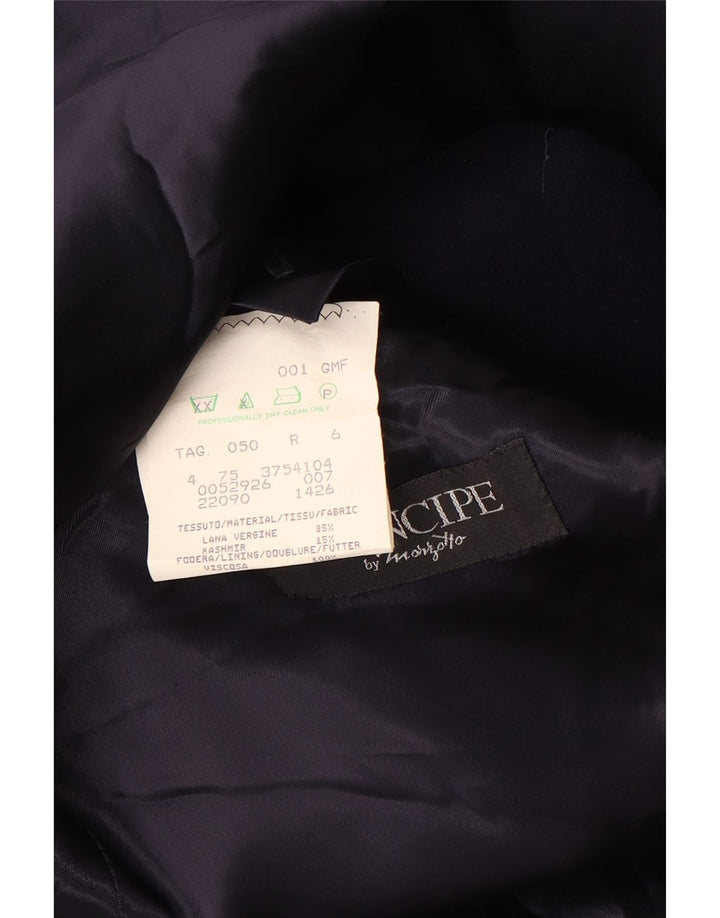 Marzotto Mens Principe Abrigo de doble botonadura IT 50 Grande Azul marino