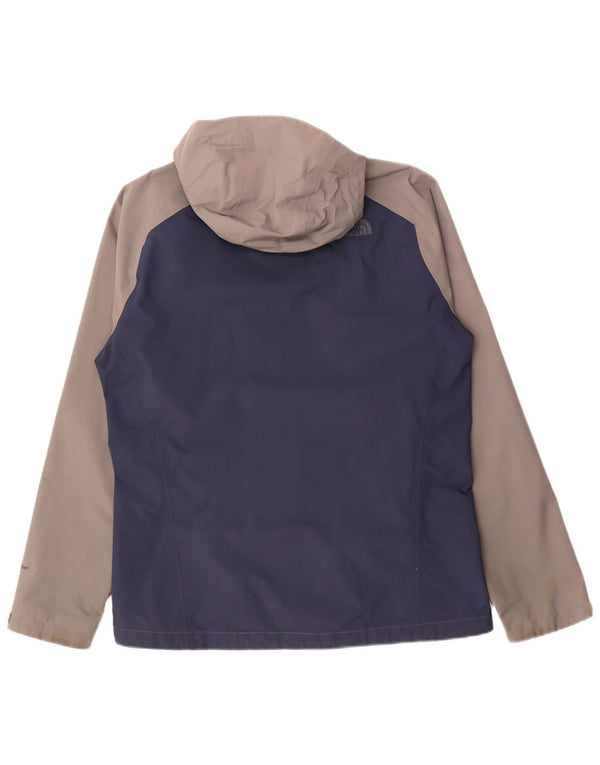 The North Face Chaqueta impermeable con capucha para hombre UK 38 Medium Azul marino Colorblock