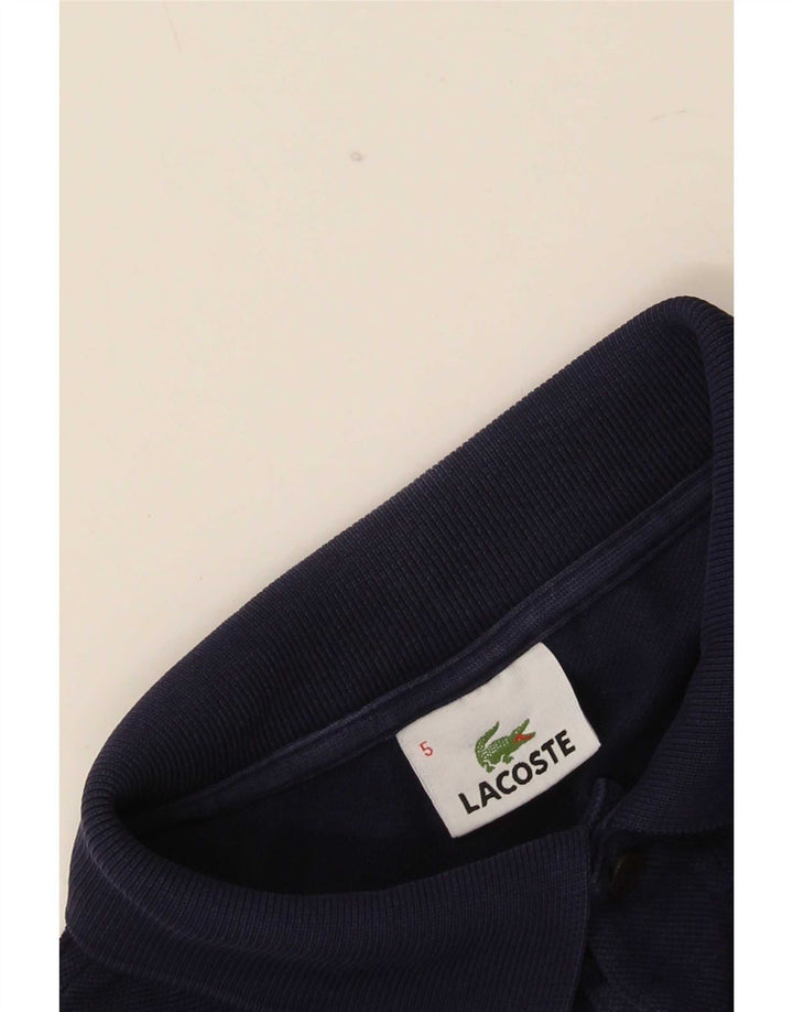 Polo Lacoste para hombre talla 5 grande azul marino