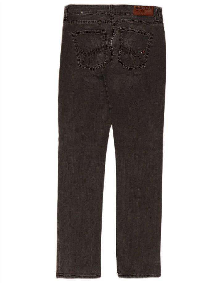 TOMMY HILFIGER Vaqueros ajustados para mujer W28 L32 Algodón gris
