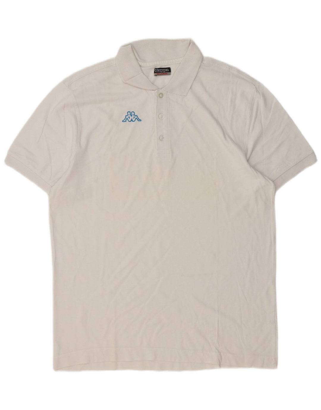 Kappa Polo gráfico para hombre 2XL Algodón blanco