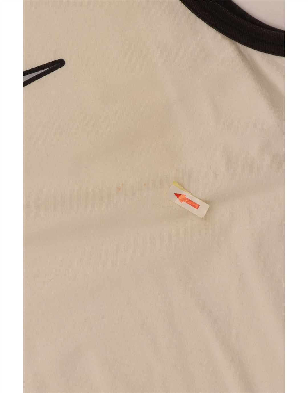 NIKE Camiseta sin mangas gráfica para hombre UK 46/47 XL Off White Cotton