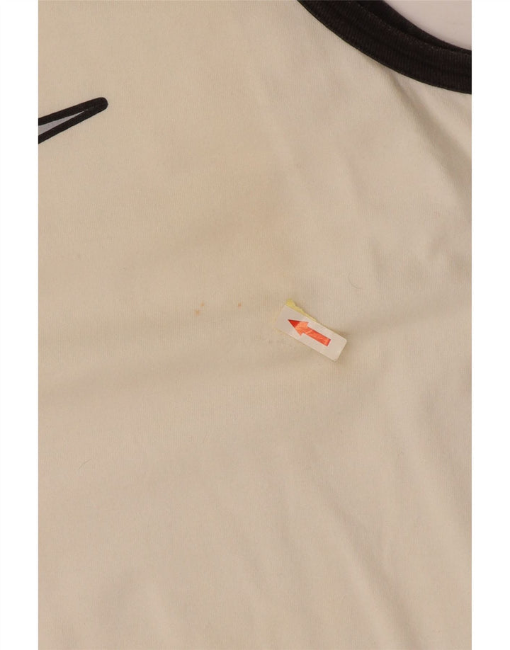 NIKE Camiseta sin mangas gráfica para hombre UK 46/47 XL Off White Cotton