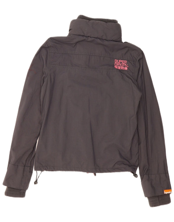 Superdry Chaqueta Bomber para Mujer UK 44 Mediana Nylon Negro