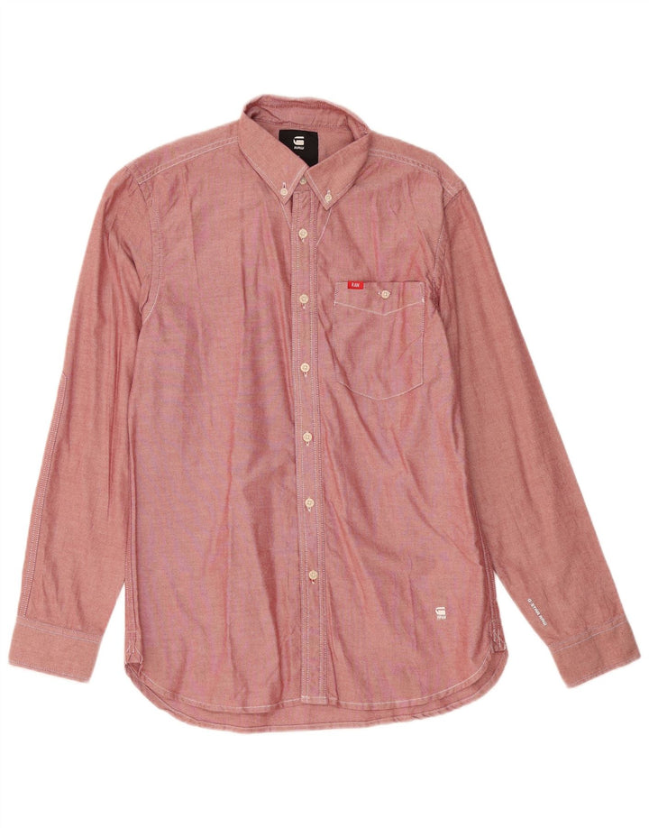 Camisa G-Star Hombre Pequeña Algodón Rojo