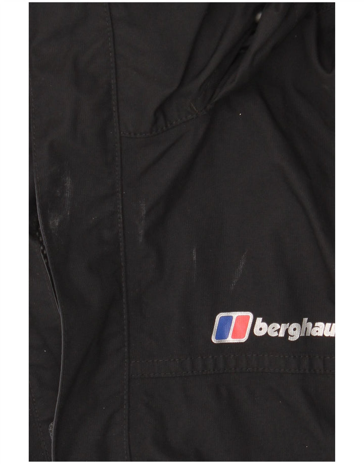 Berghaus Chaqueta impermeable con capucha para hombre UK 40 Large Poliamida negra