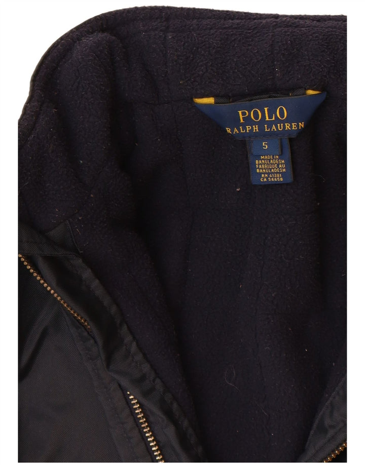 Polo Ralph Lauren Chaqueta Cortavientos para Niños 4-5 Años Azul Marino Nylon