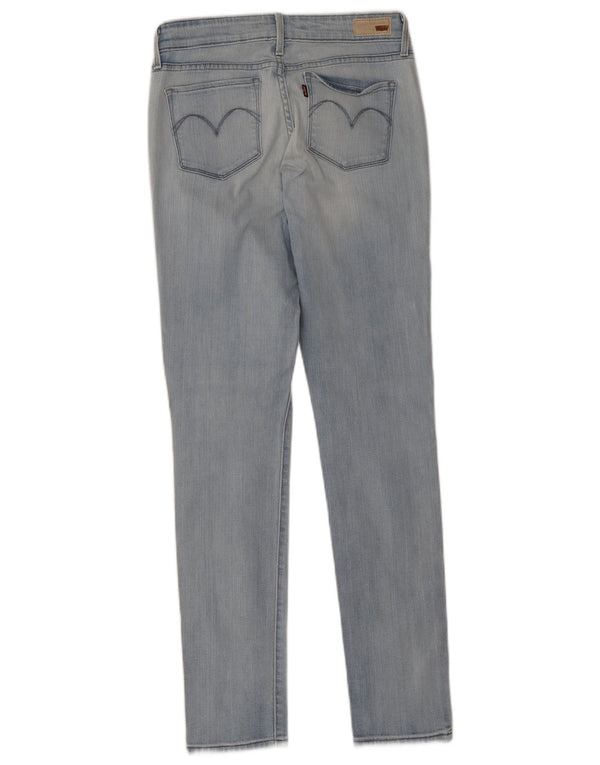 Levi's Vaqueros ajustados de talle medio Demi Curve para mujer W28 L34 Algodón azul