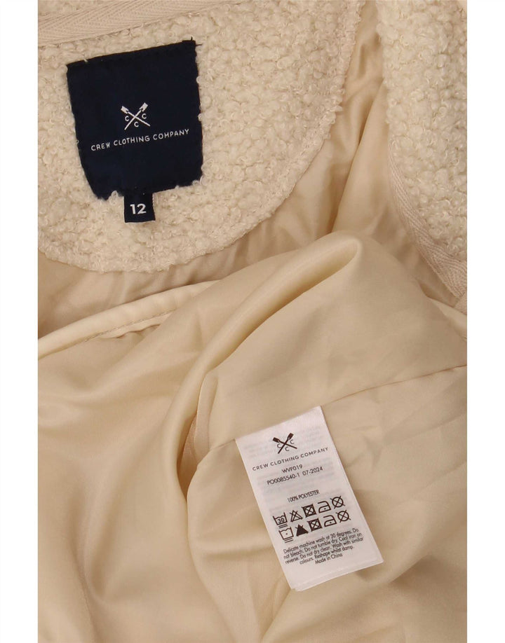 Crew Clothing Chaqueta polar para mujer UK 12 Poliéster beige medio