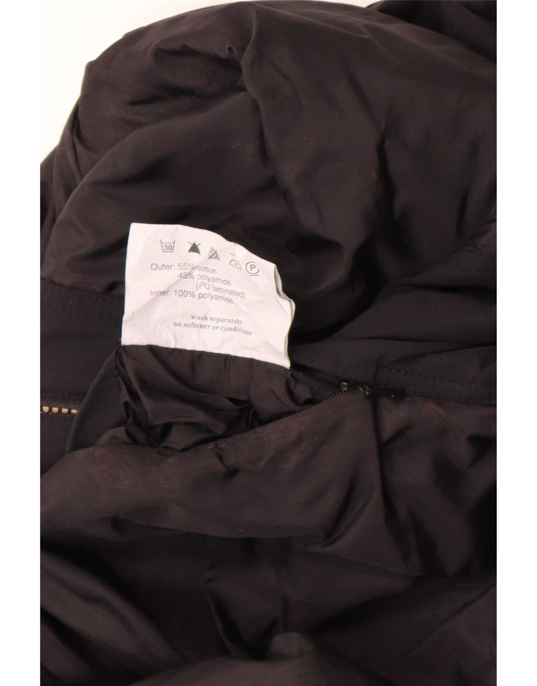 Barbour Chaqueta impermeable con capucha para mujer Reino Unido 44 Grande Algodón negro