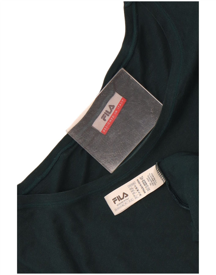 Camiseta Fila Hombre Top Medium Verde Algodón