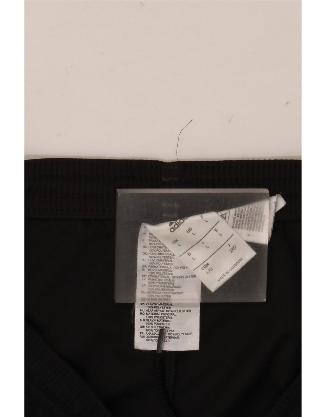 Adidas Mens Climalite Sport Shorts Grande Negro Poliéster