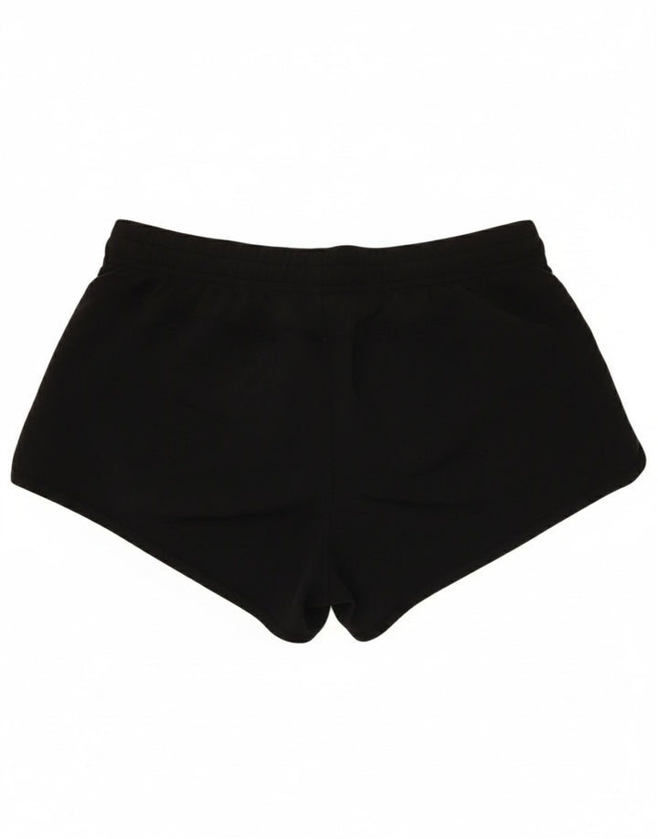 ADIDAS Womens Climalite Sport Shorts UK 12 Medium  Black Polyester