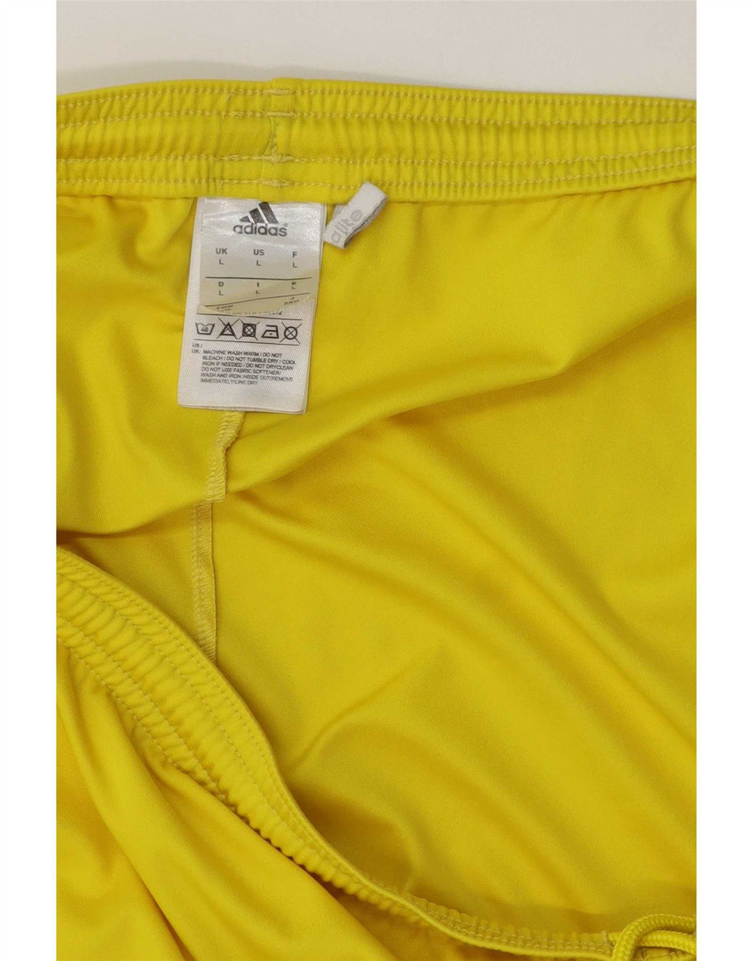Adidas Mens Climalite Sport Shorts Grande Amarillo Poliéster