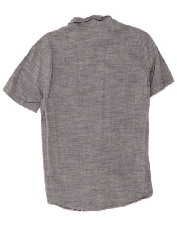 Camisa Levi's Hombre De Manga Corta De Algodón Moteado Gris Medio