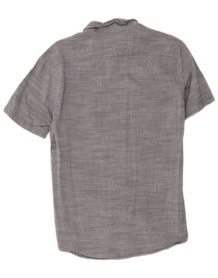 Camisa Levi's Hombre De Manga Corta De Algodón Moteado Gris Medio