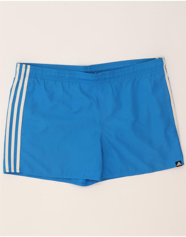 Adidas Mens Swimming Shorts Large  Blue Polyester