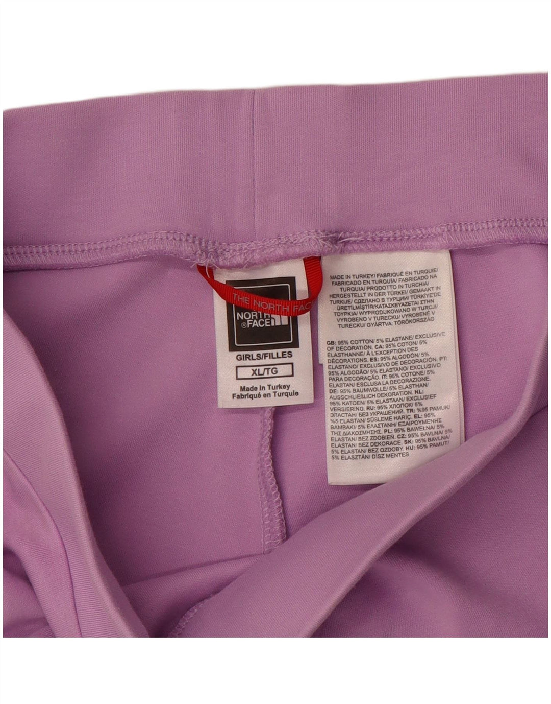 THE NORTH FACE Leggings gráficos para niña 14-15 años XL Algodón Morado