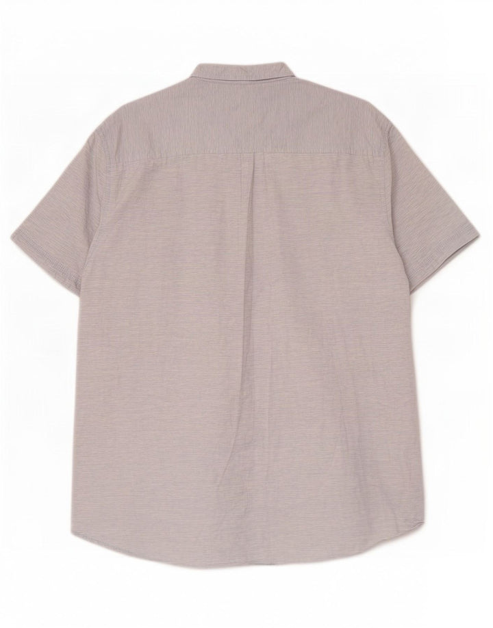 Lee Camisa De Manga Corta Para Hombre XL De Algodón Moteado Azul